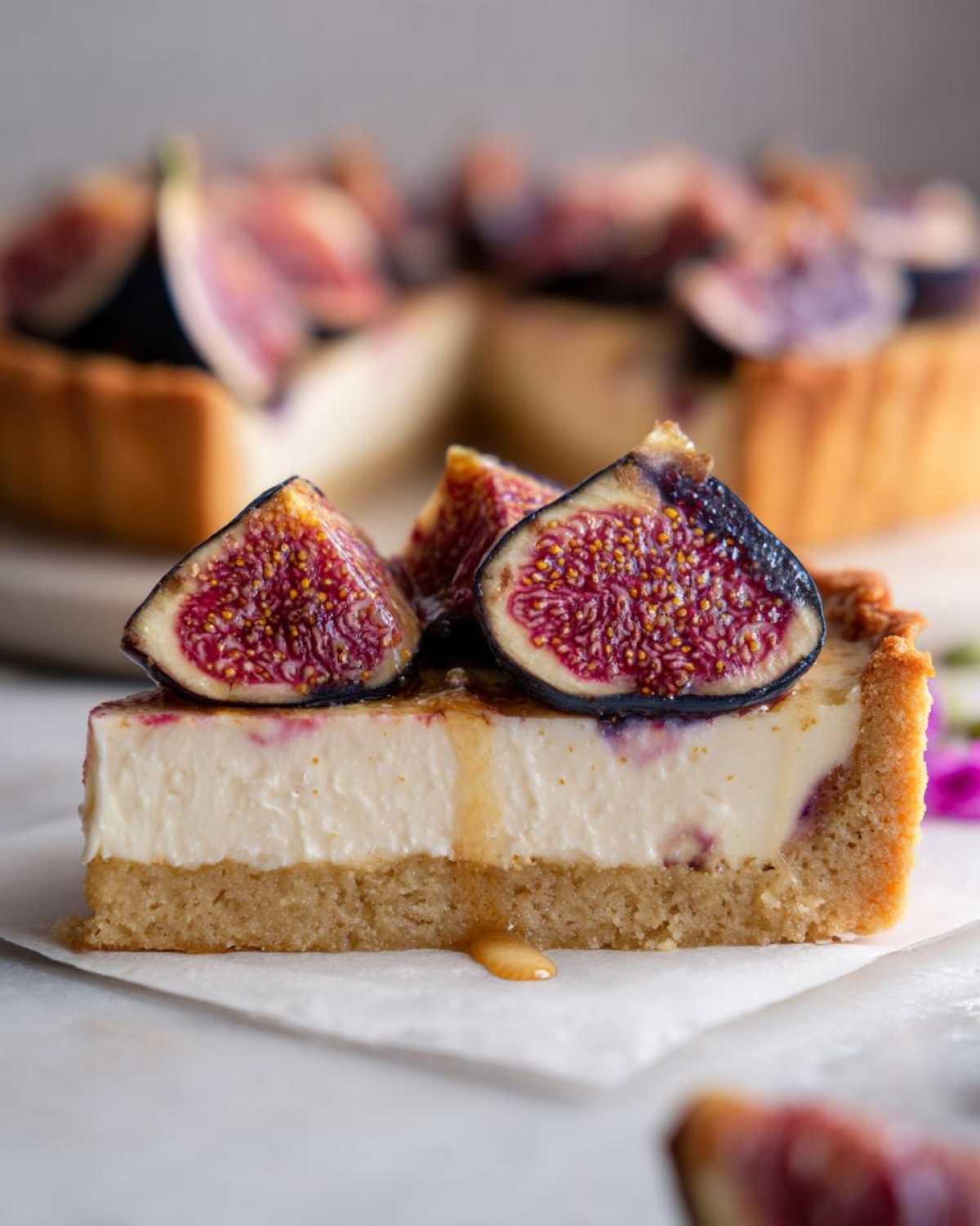 Fig Honey Yogurt Tart - detail 3