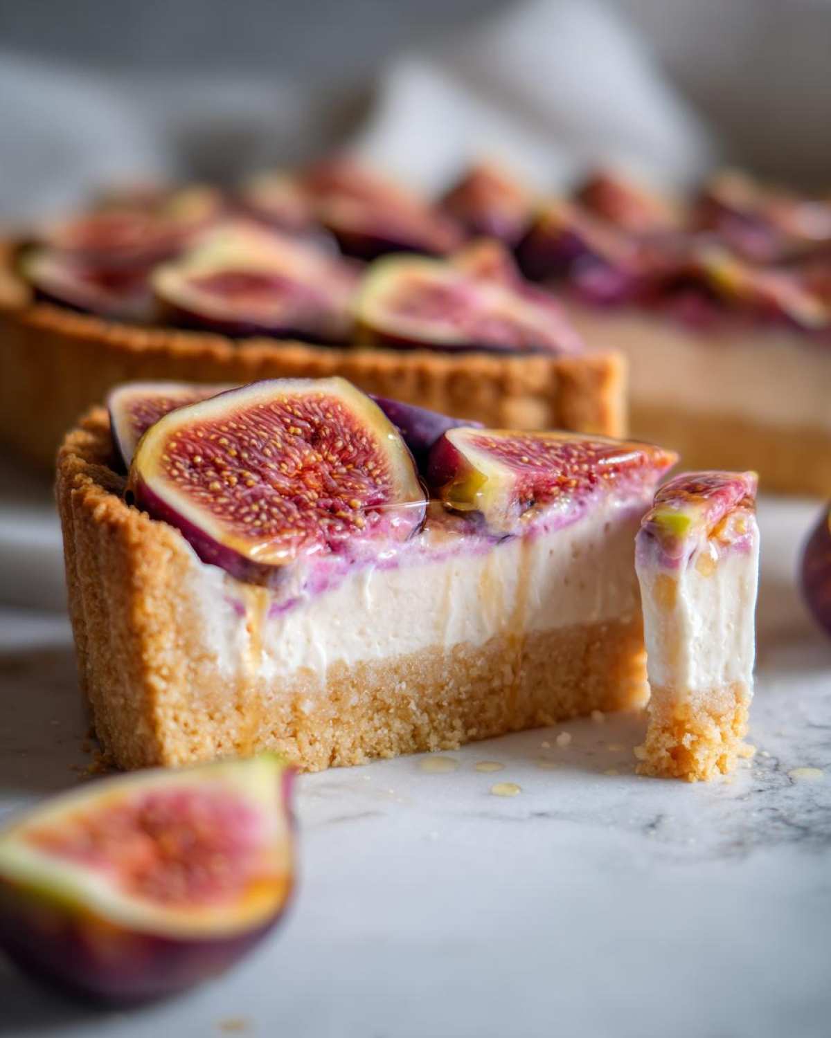 Fig Honey Yogurt Tart - detail 4