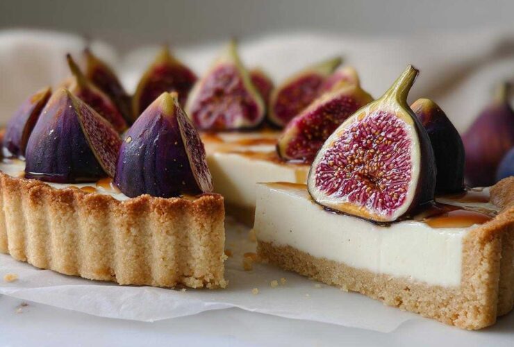 Fig Honey Yogurt Tart