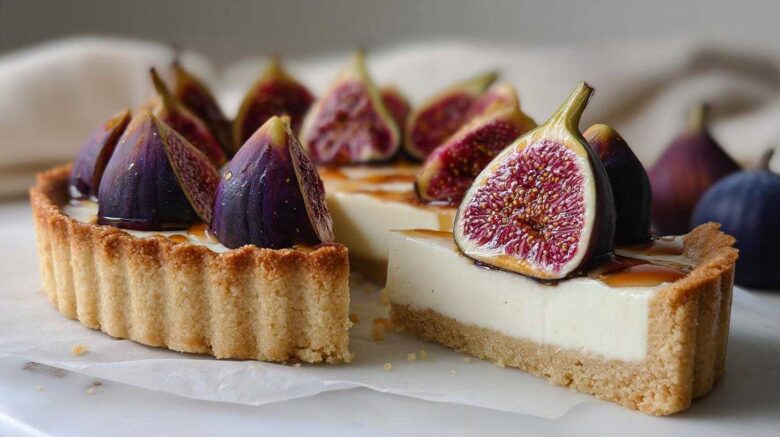 Fig Honey Yogurt Tart