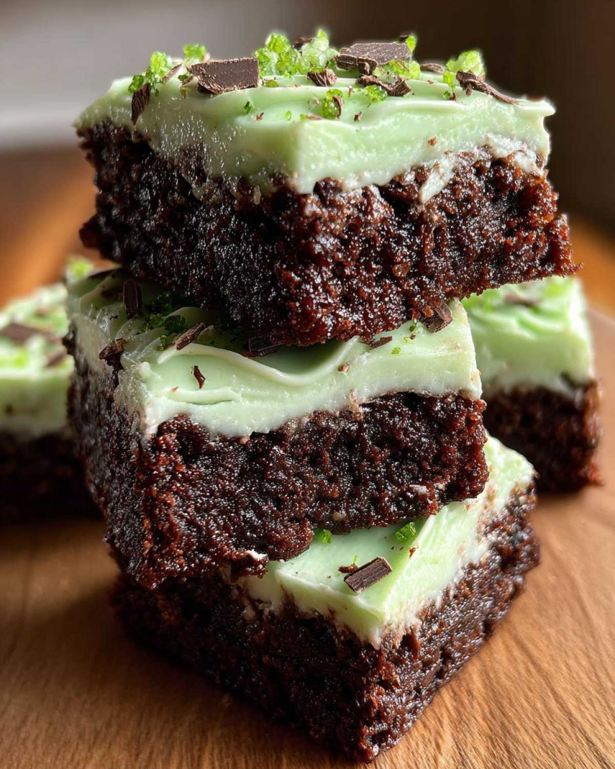 Frosted Mint Brownie Bites - detail 2