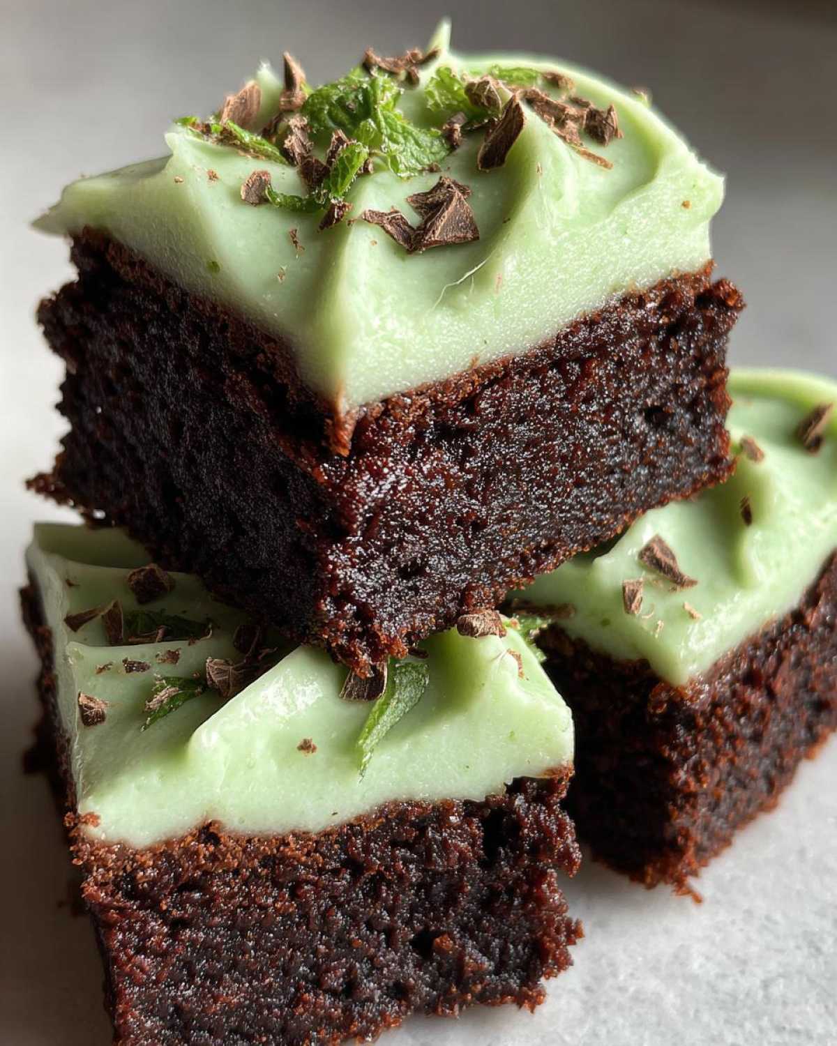 Frosted Mint Brownie Bites - detail 4