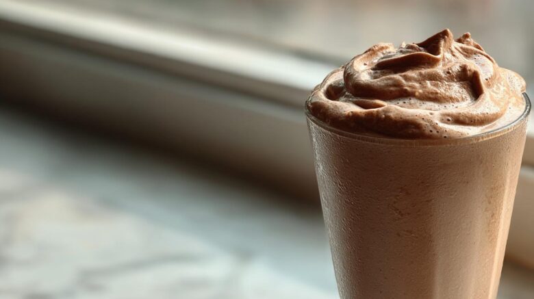 Frosty Mocha Banana Shake