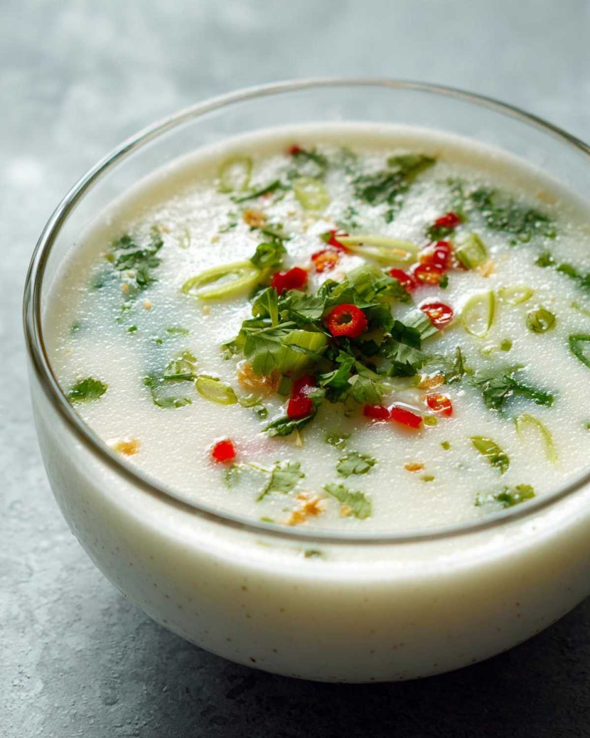Frosty Thai Coconut Soup - detail 3