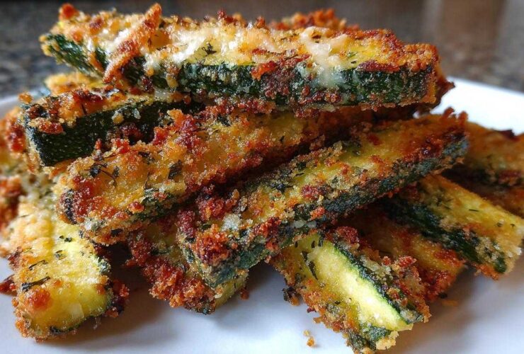Garlic Parmesan Zucchini Fries