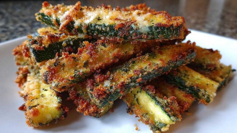 Garlic Parmesan Zucchini Fries