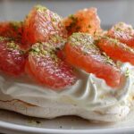 Grapefruit Rosemary Pavlova