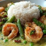 Green Curry Shrimp & Rice