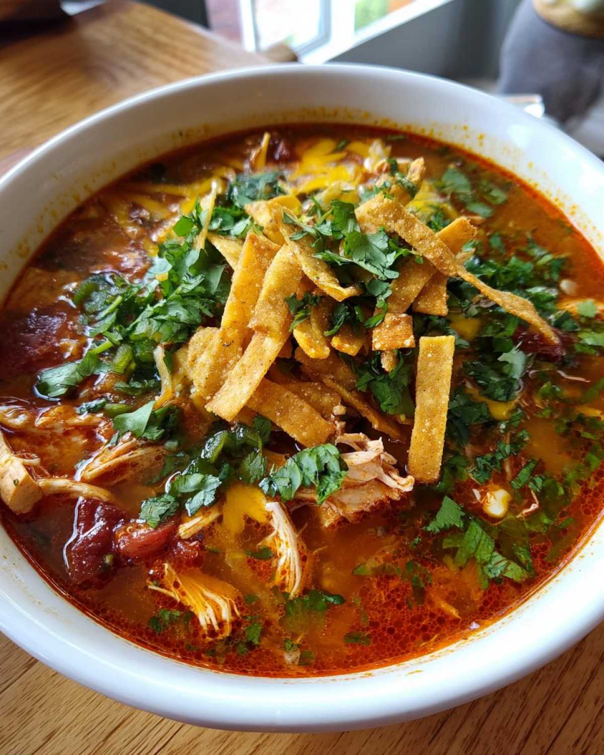 Hearty Chicken Tortilla Soup - detail 2