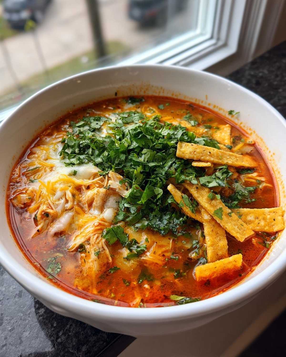 Hearty Chicken Tortilla Soup - detail 3
