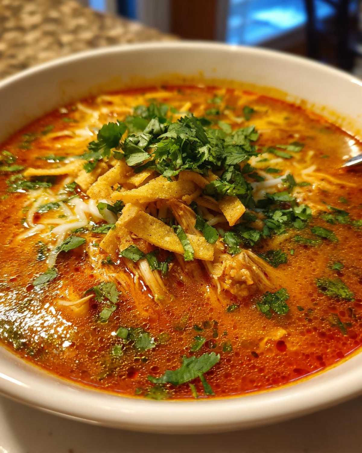 Hearty Chicken Tortilla Soup - detail 4