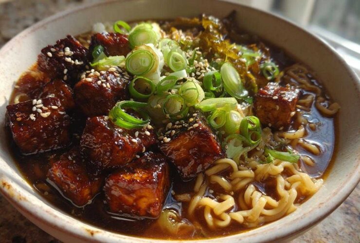 Korean BBQ Tofu Ramen