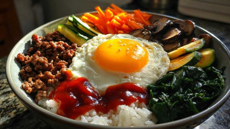 Korean Bibimbap Bowl