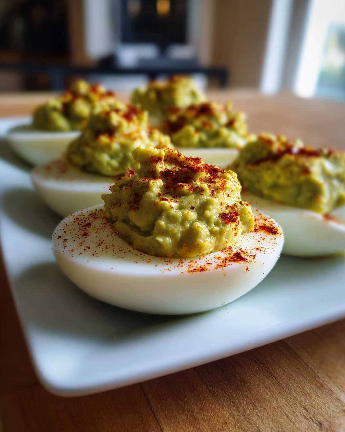 Loaded Avocado Deviled Eggs - detail 1