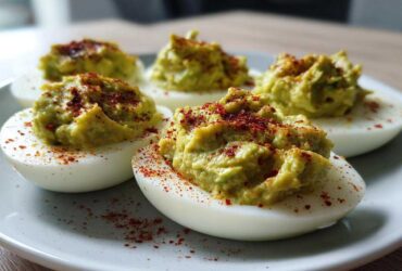 Loaded Avocado Deviled Eggs