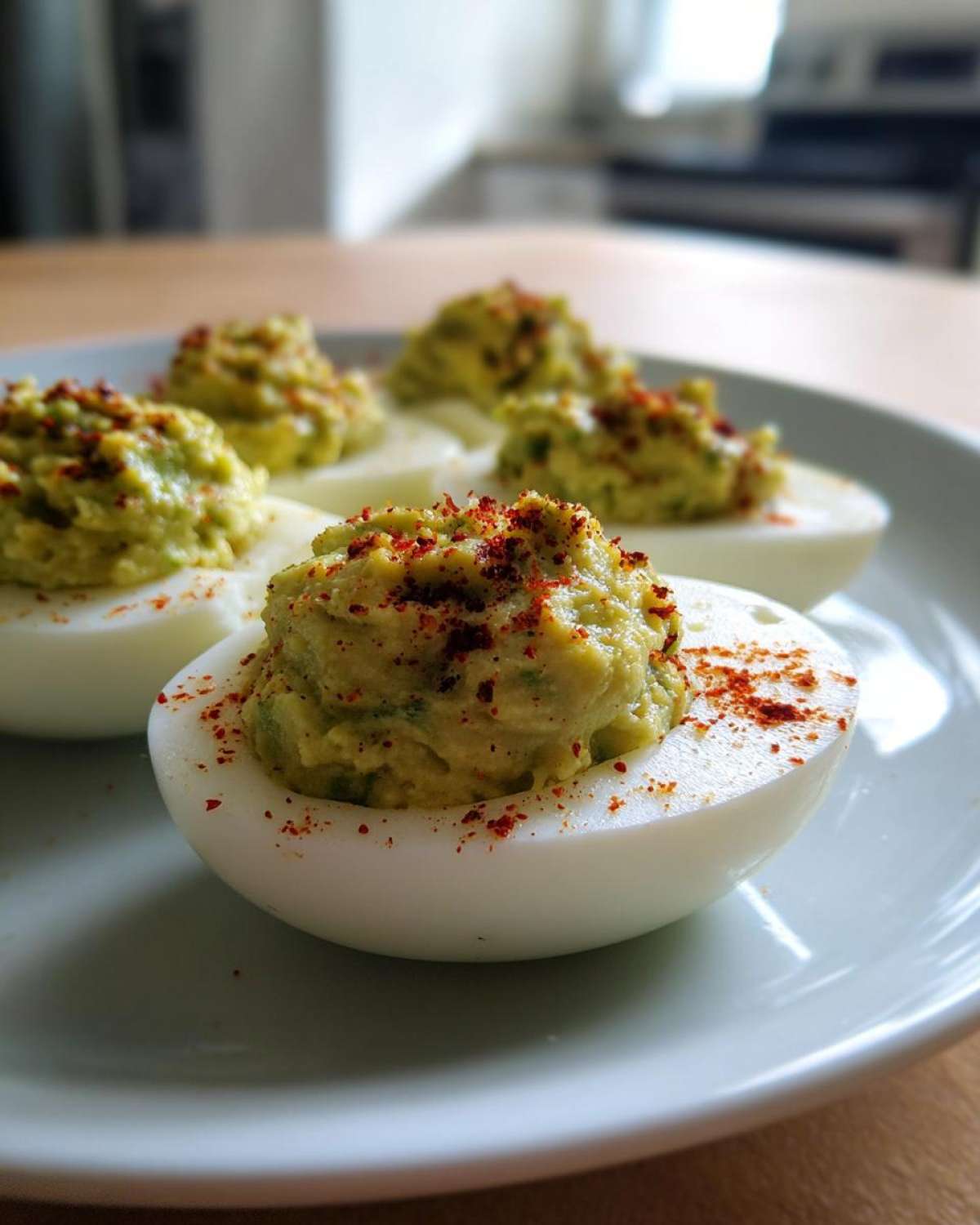 Loaded Avocado Deviled Eggs - detail 4