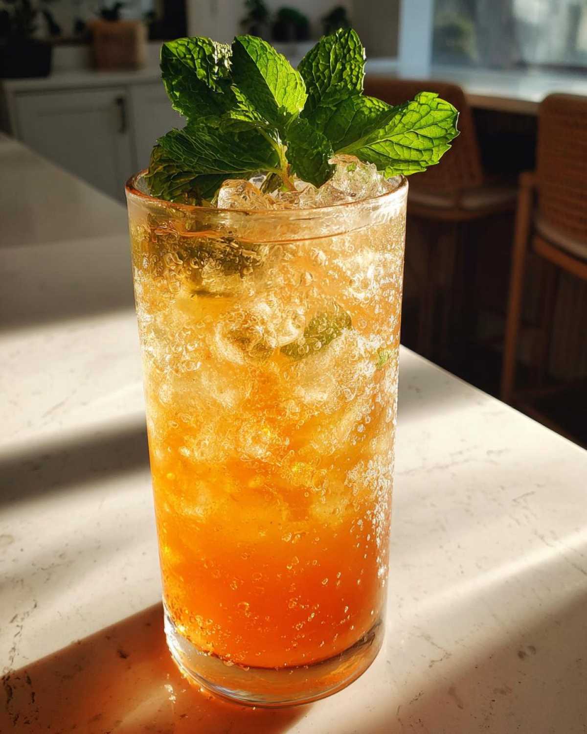 Mango Mint Iced Green Tea - detail 1