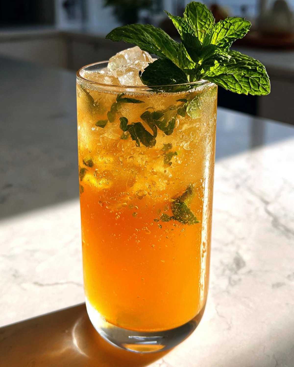 Mango Mint Iced Green Tea - detail 2