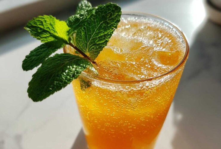 Mango Mint Iced Green Tea