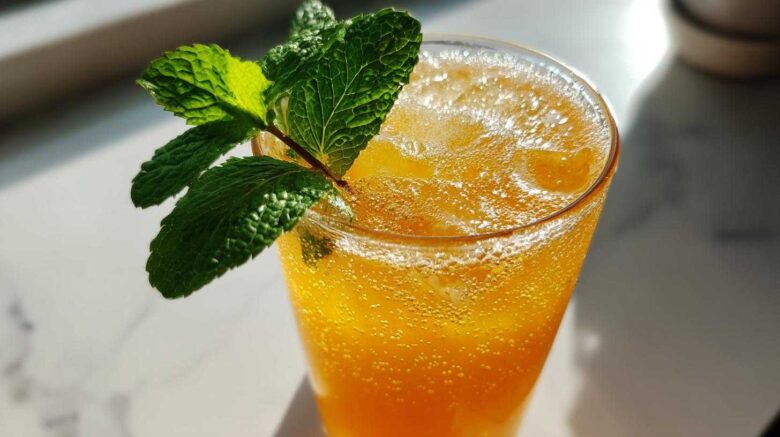 Mango Mint Iced Green Tea