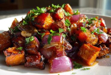 Maple Glazed Sweet Potato Hash