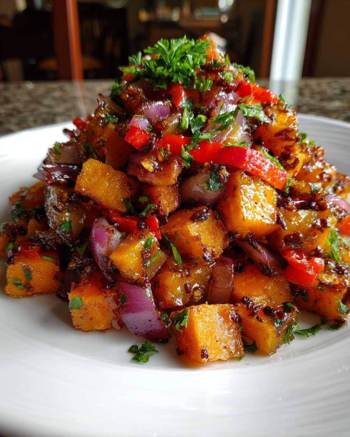 Maple Glazed Sweet Potato Hash - detail 4