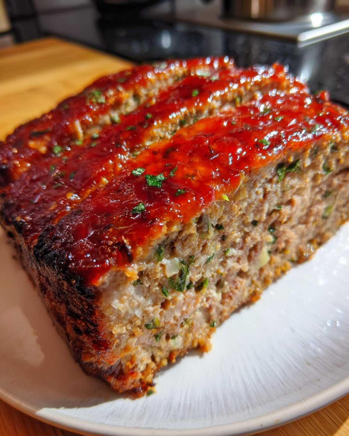Maple Sriracha Glazed Meatloaf - detail 1