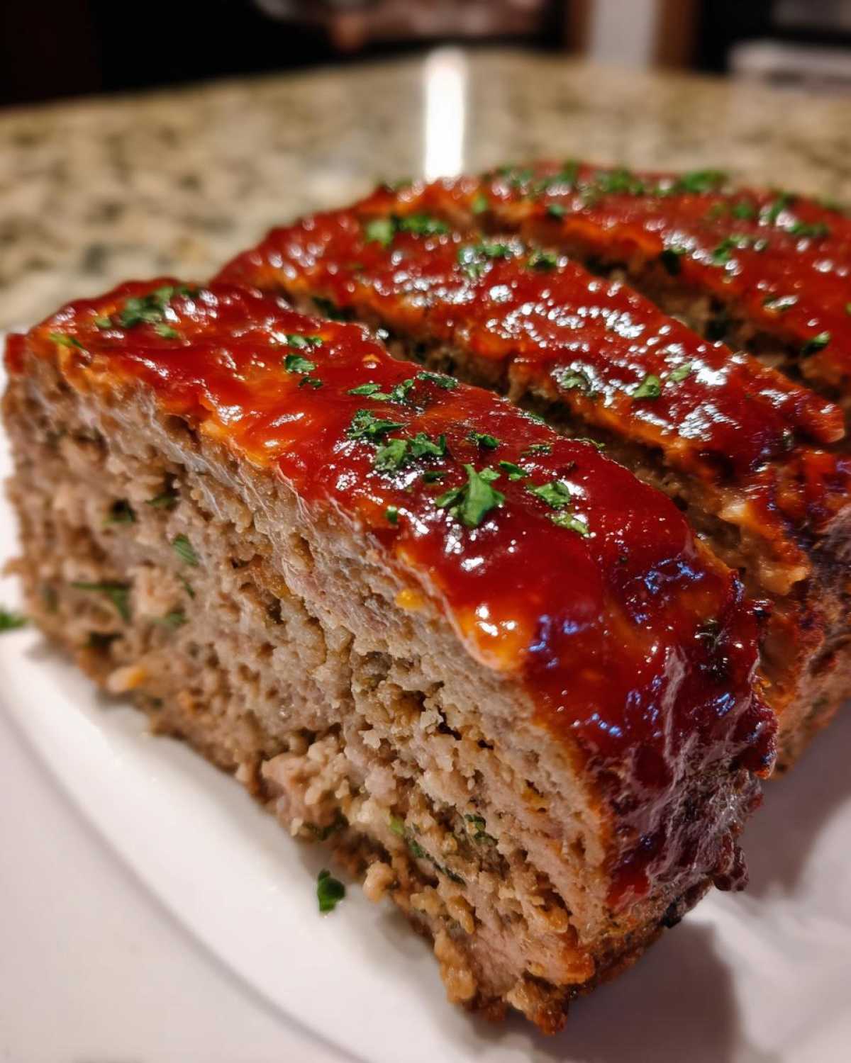 Maple Sriracha Glazed Meatloaf - detail 2