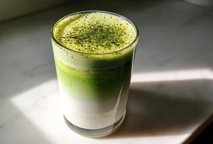 Matcha Almond Milk Latte
