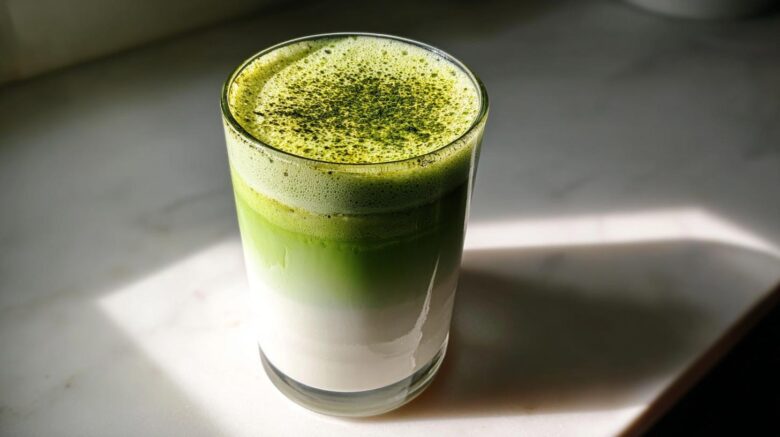 Matcha Almond Milk Latte