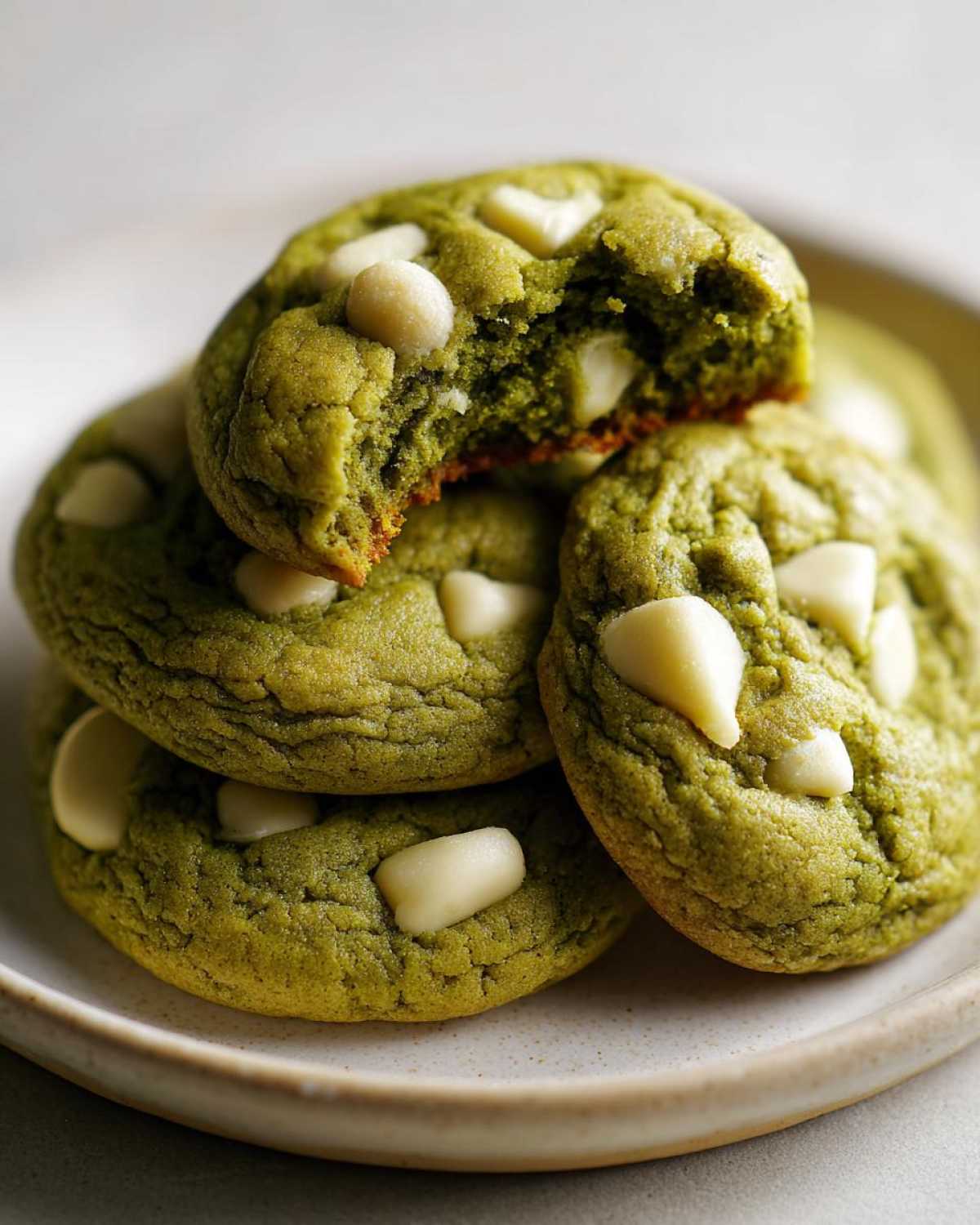 Matcha White Chocolate Cookies - detail 1