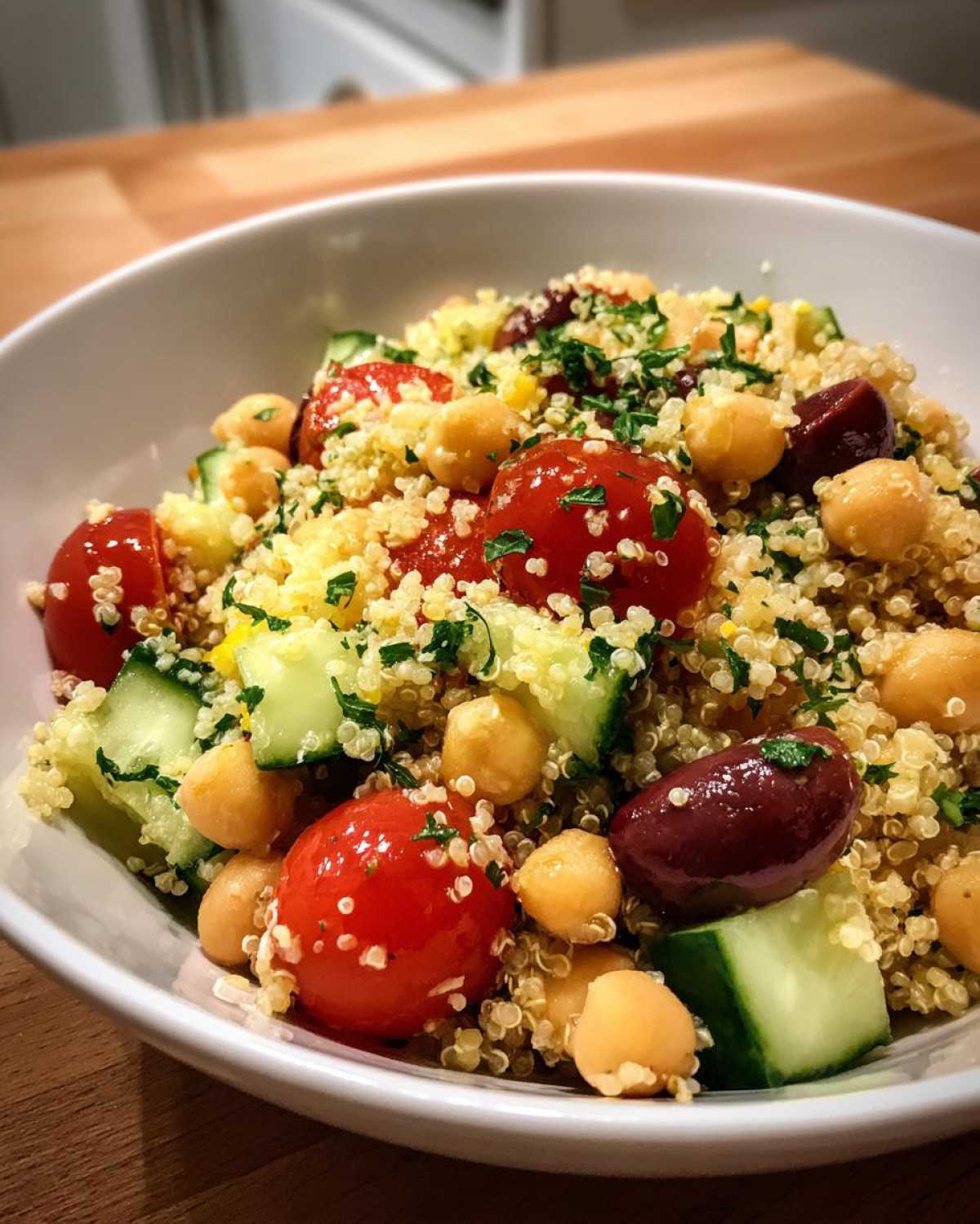 Mediterranean Chickpea Grain Salad - detail 1