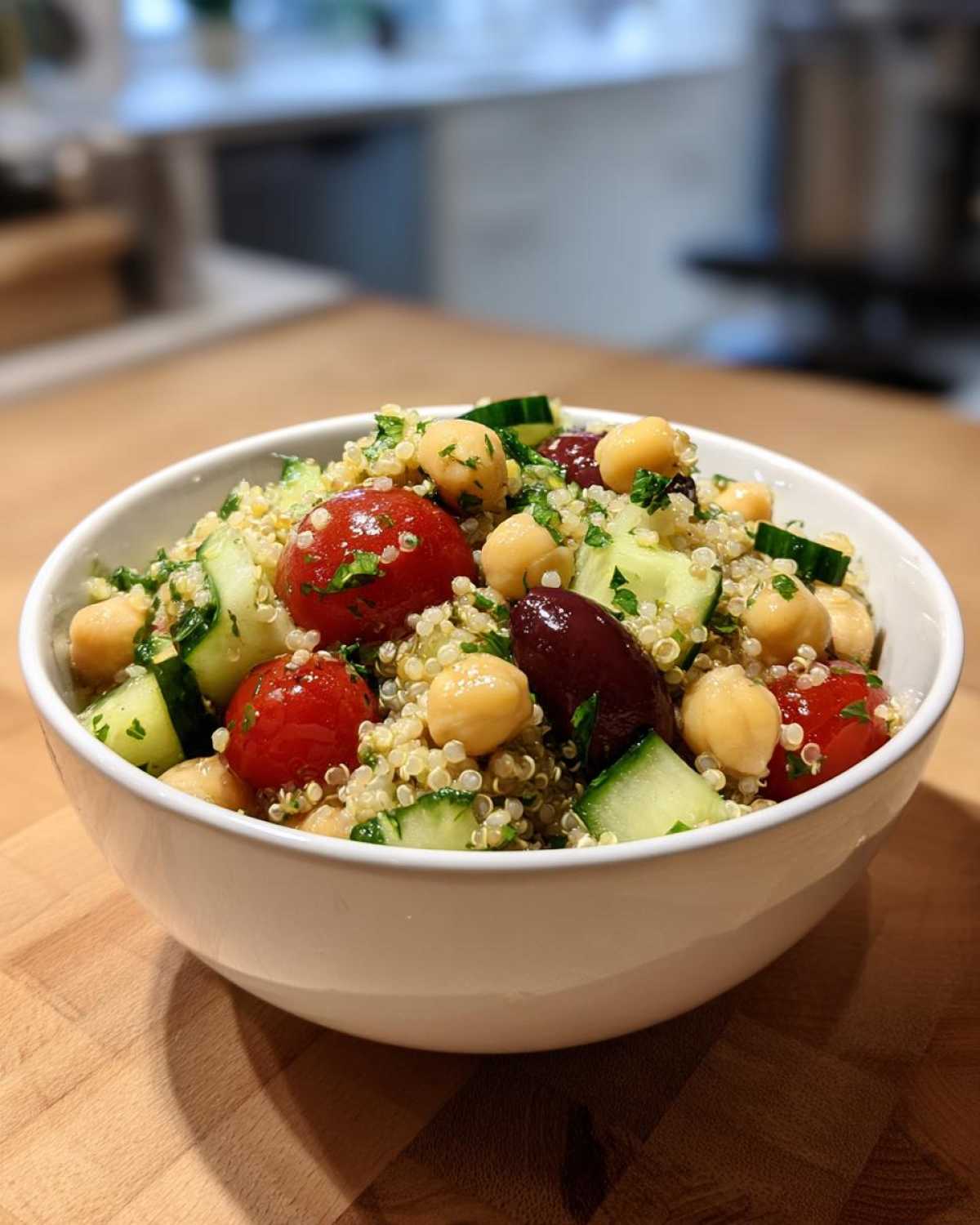 Mediterranean Chickpea Grain Salad - detail 3