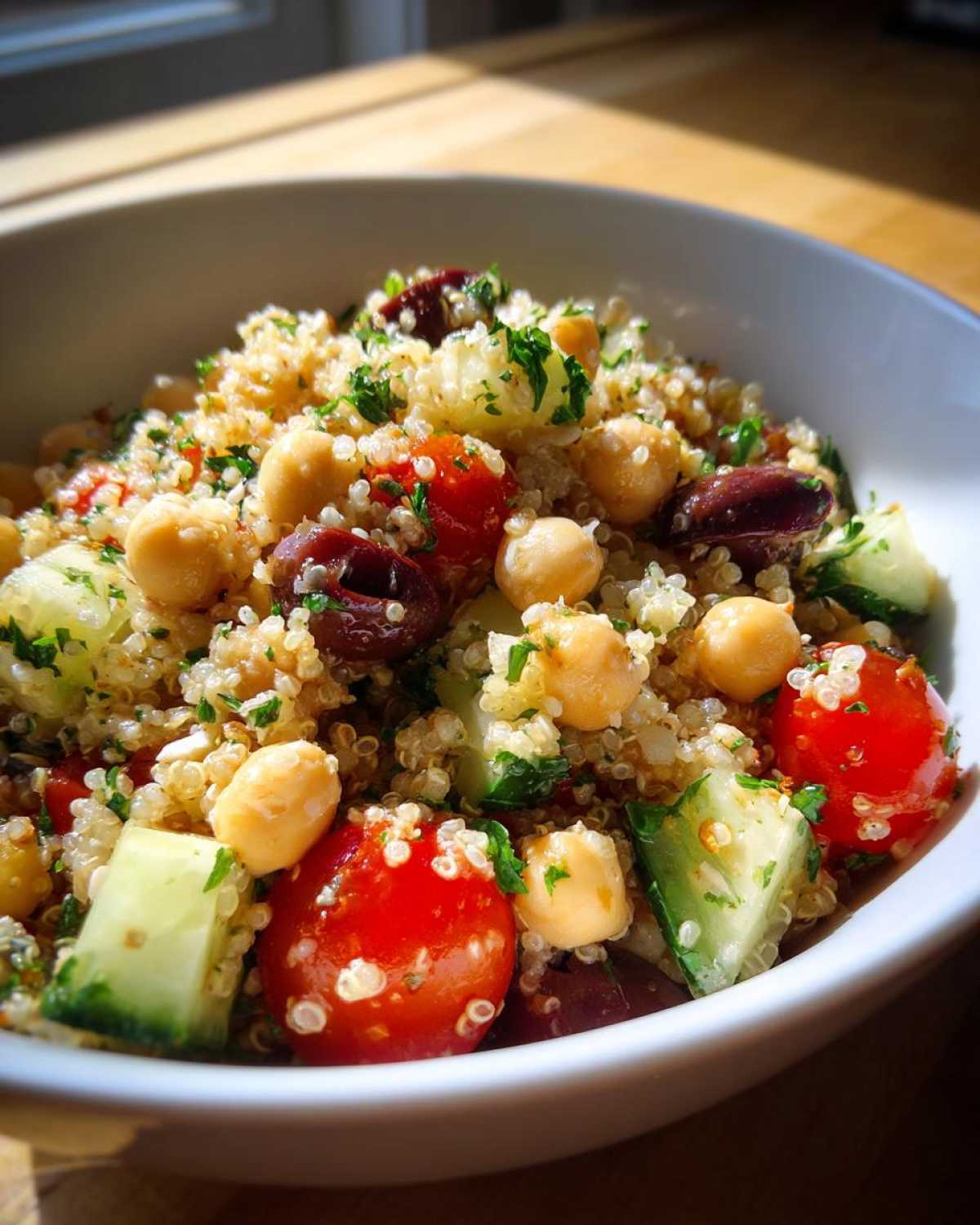 Mediterranean Chickpea Grain Salad - detail 4