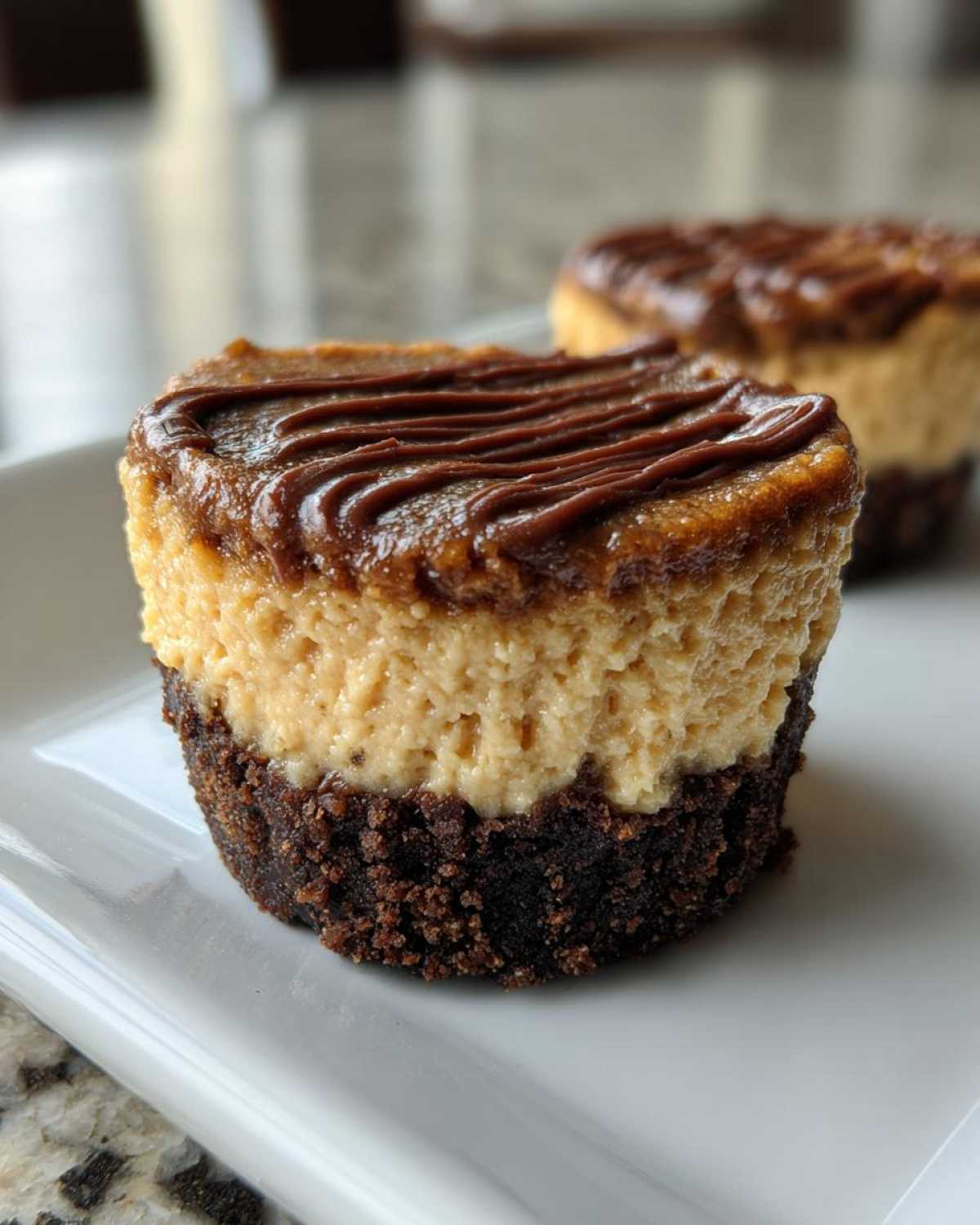 Mini Peanut Butter Cheesecakes - detail 3