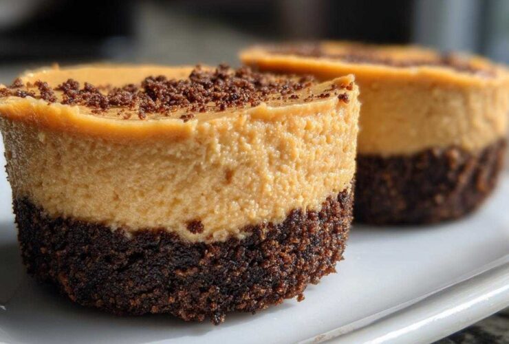 Mini Peanut Butter Cheesecakes