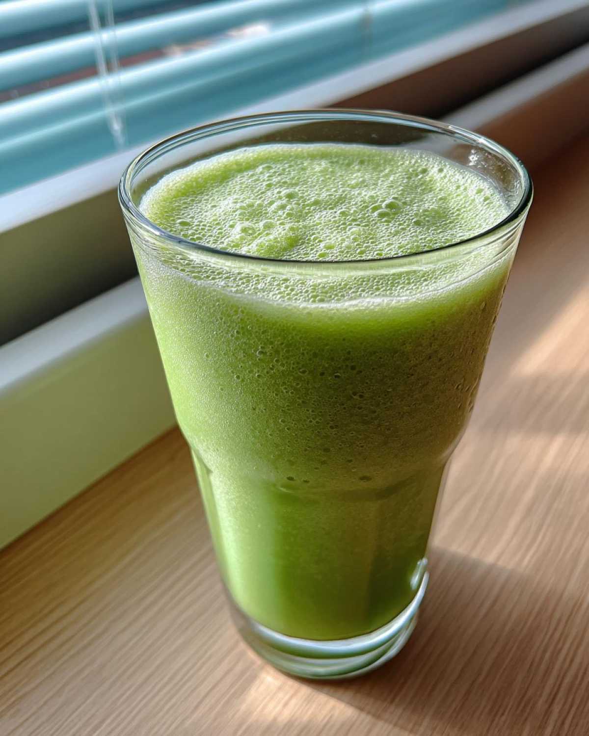 Minty Green Protein Smoothie - detail 1