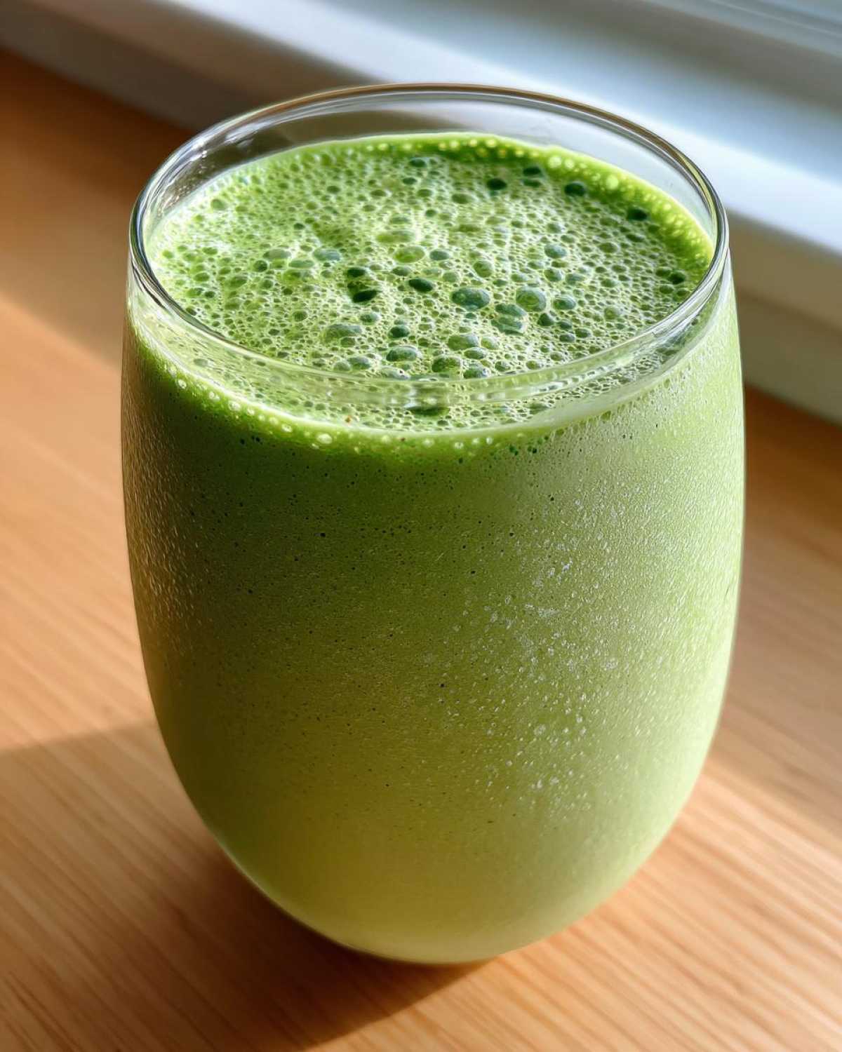 Minty Green Protein Smoothie - detail 3