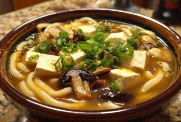 Miso Ginger Udon Noodle Soup