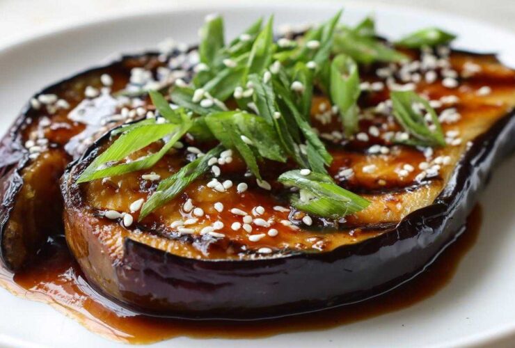Miso Glazed Aubergine (Eggplant)