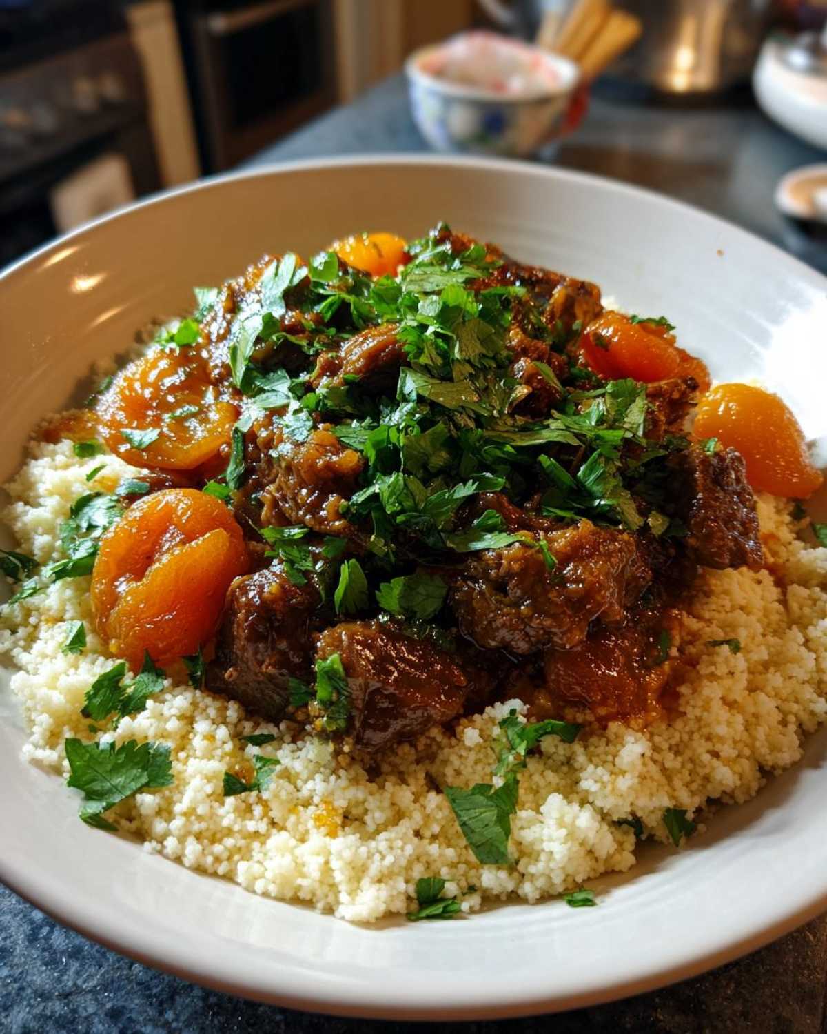 Moroccan Spiced Lamb Couscous - detail 2