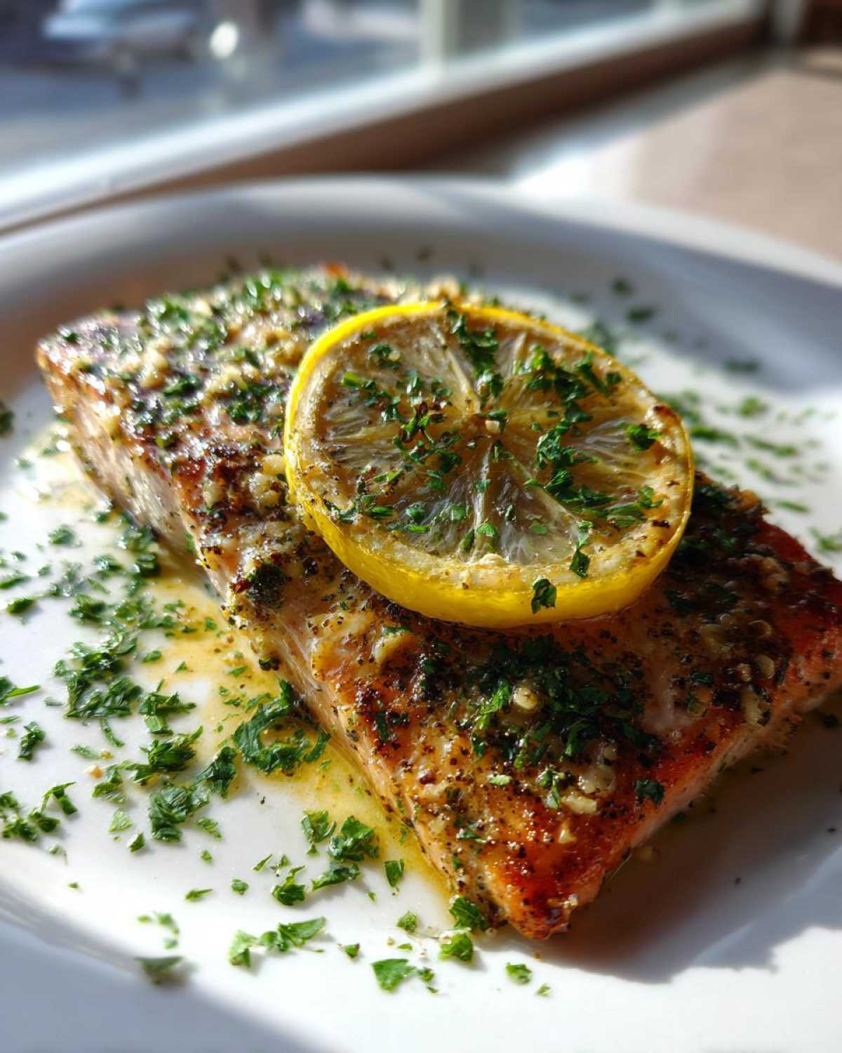 One-Pan Lemon Garlic Salmon - detail 2