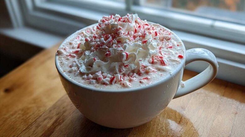 Peppermint White Hot Chocolate