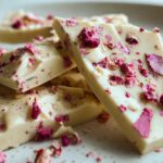 Pink Peppercorn White Chocolate Bark