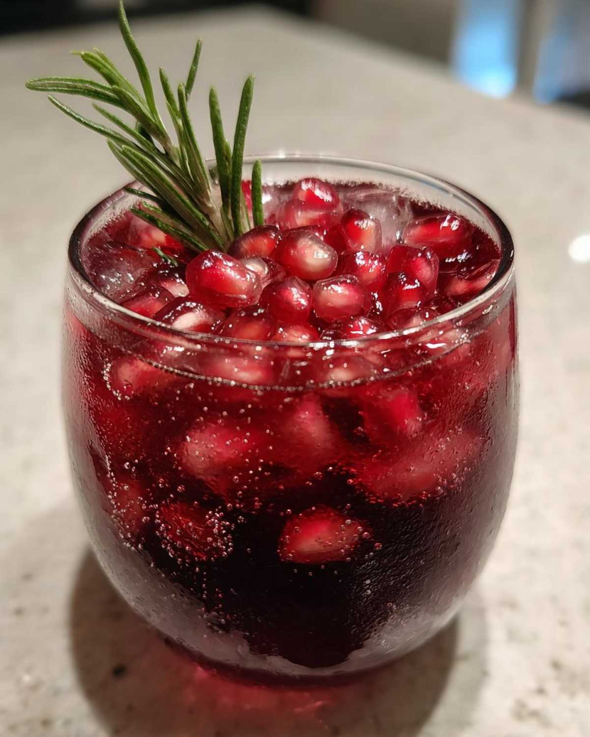 Pomegranate Rosemary Sangria - detail 2