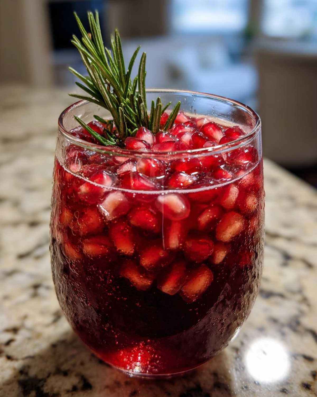 Pomegranate Rosemary Sangria - detail 3