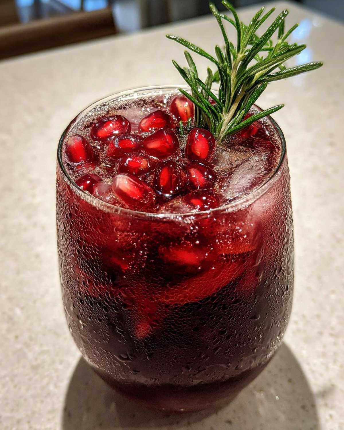 Pomegranate Rosemary Sangria - detail 4