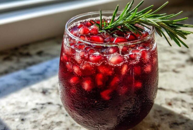 Pomegranate Rosemary Sangria