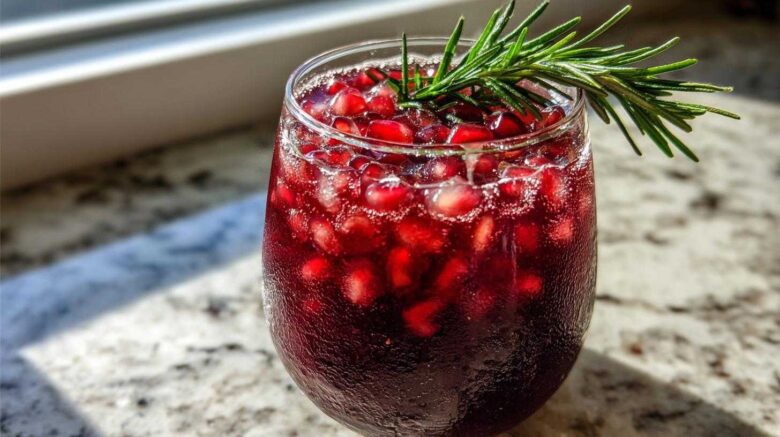 Pomegranate Rosemary Sangria