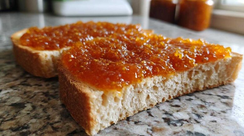 Pumpkin Chia Jam Toast